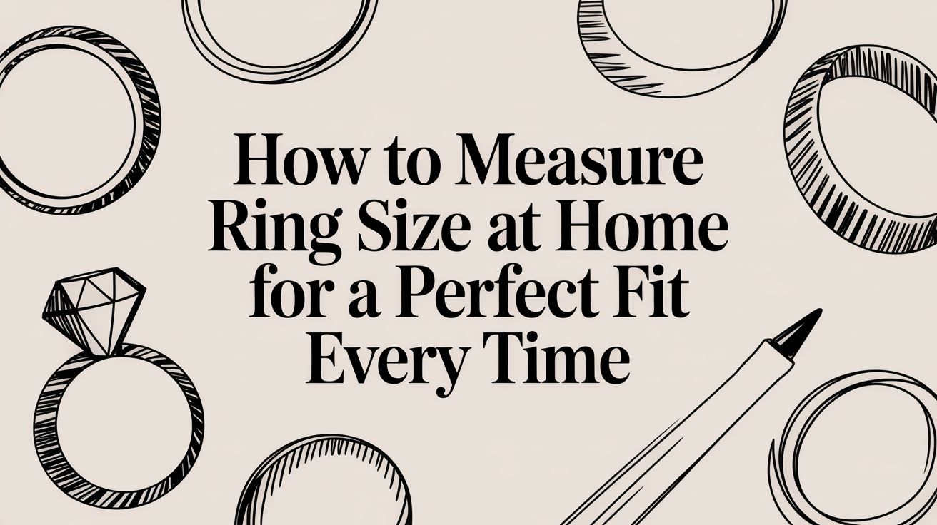 How to Measure Ring Size at Home for a Perfect Fit Every Time