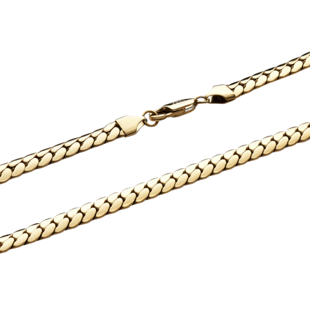 Miami Cuban Link Chain (Gold) - 8mm
