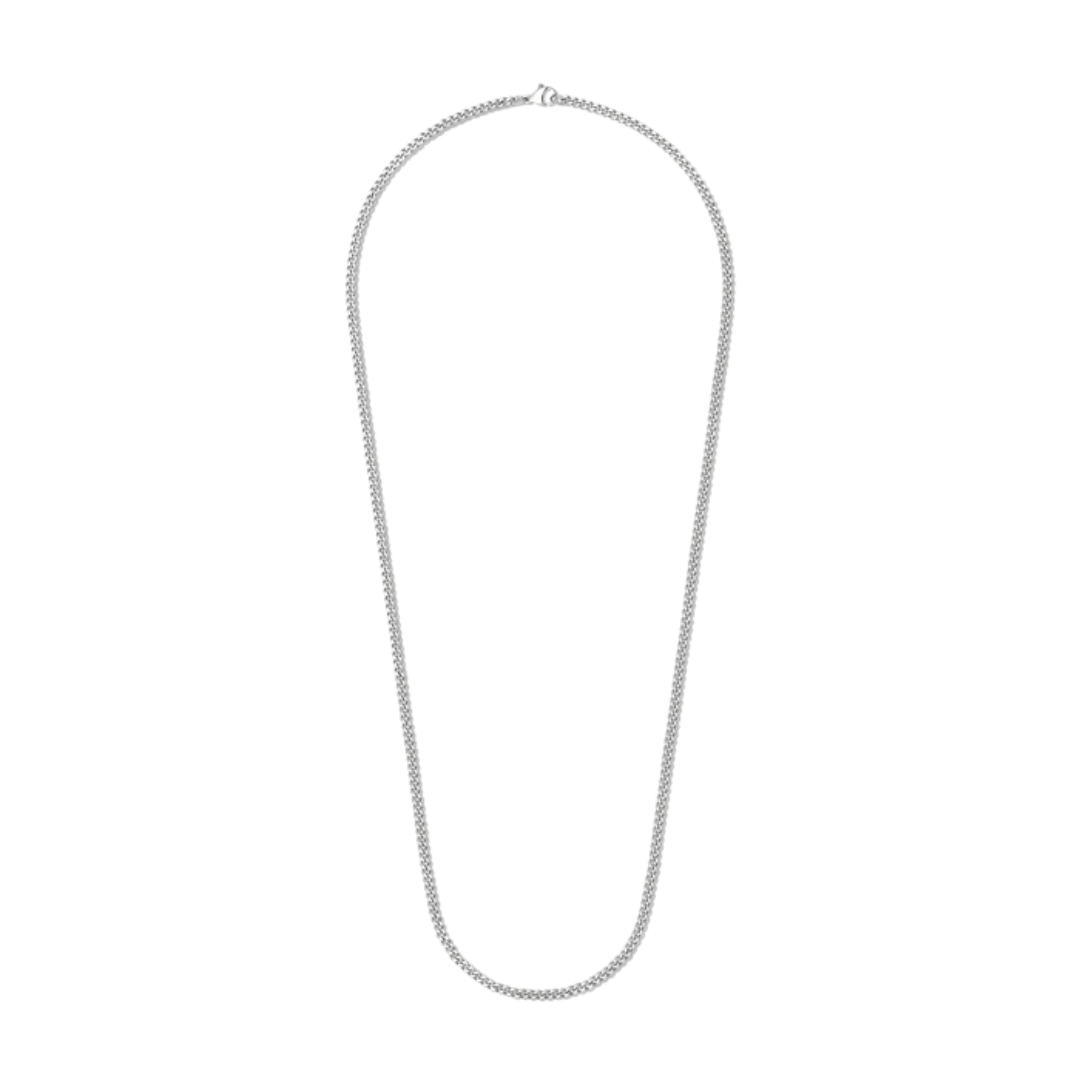 3mm VVS Minimalist Silver Micro Cuban Link Chain
