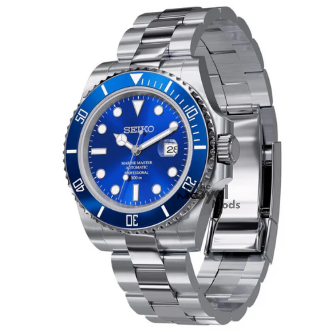 Seiko Mod Submariner | Smurf Blue
