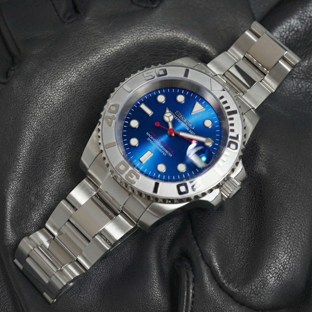 Seiko Mod Yacht-Master | Blue Dial