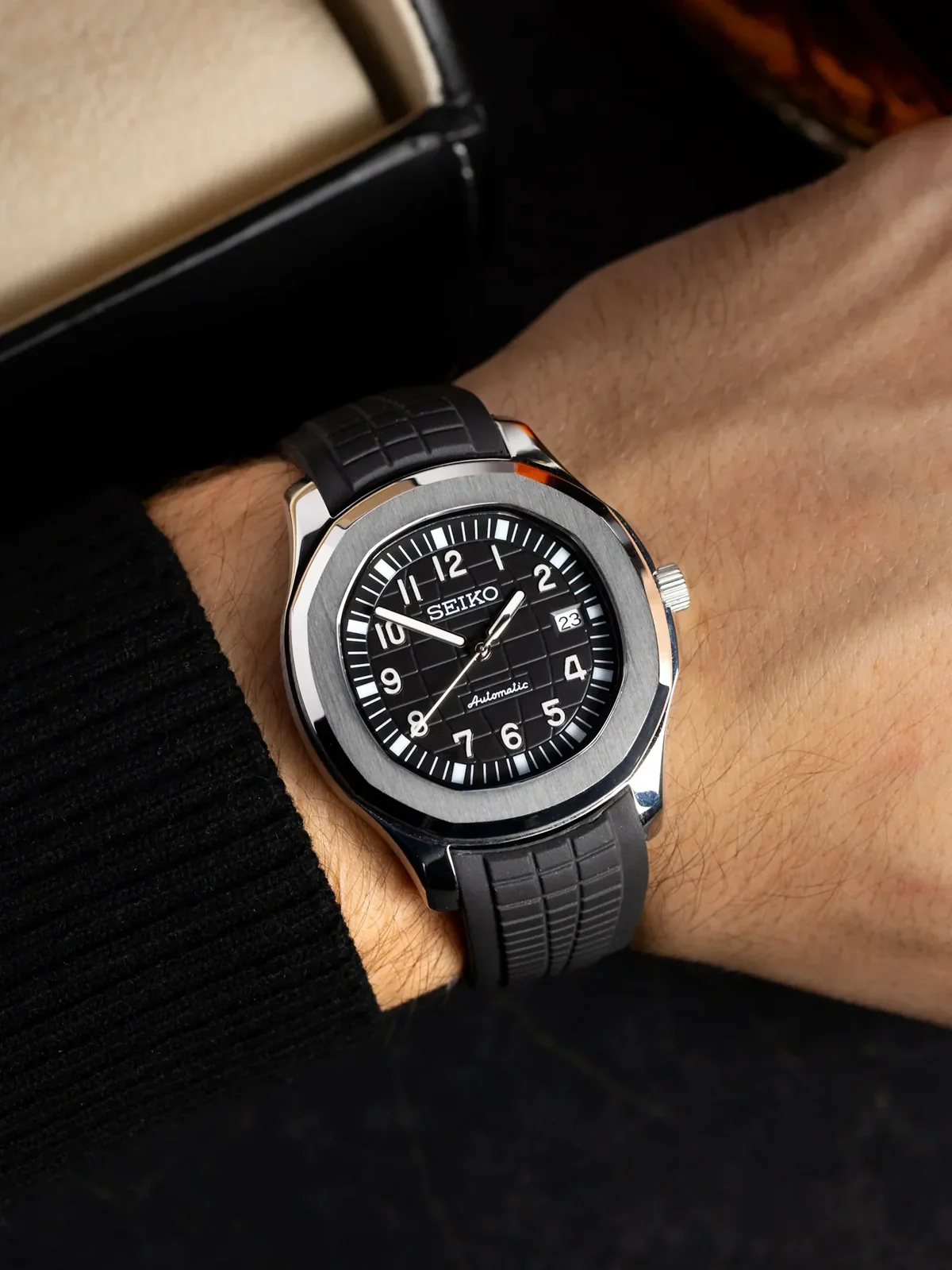 SEIKO MOD AQUANAUT | BLACK