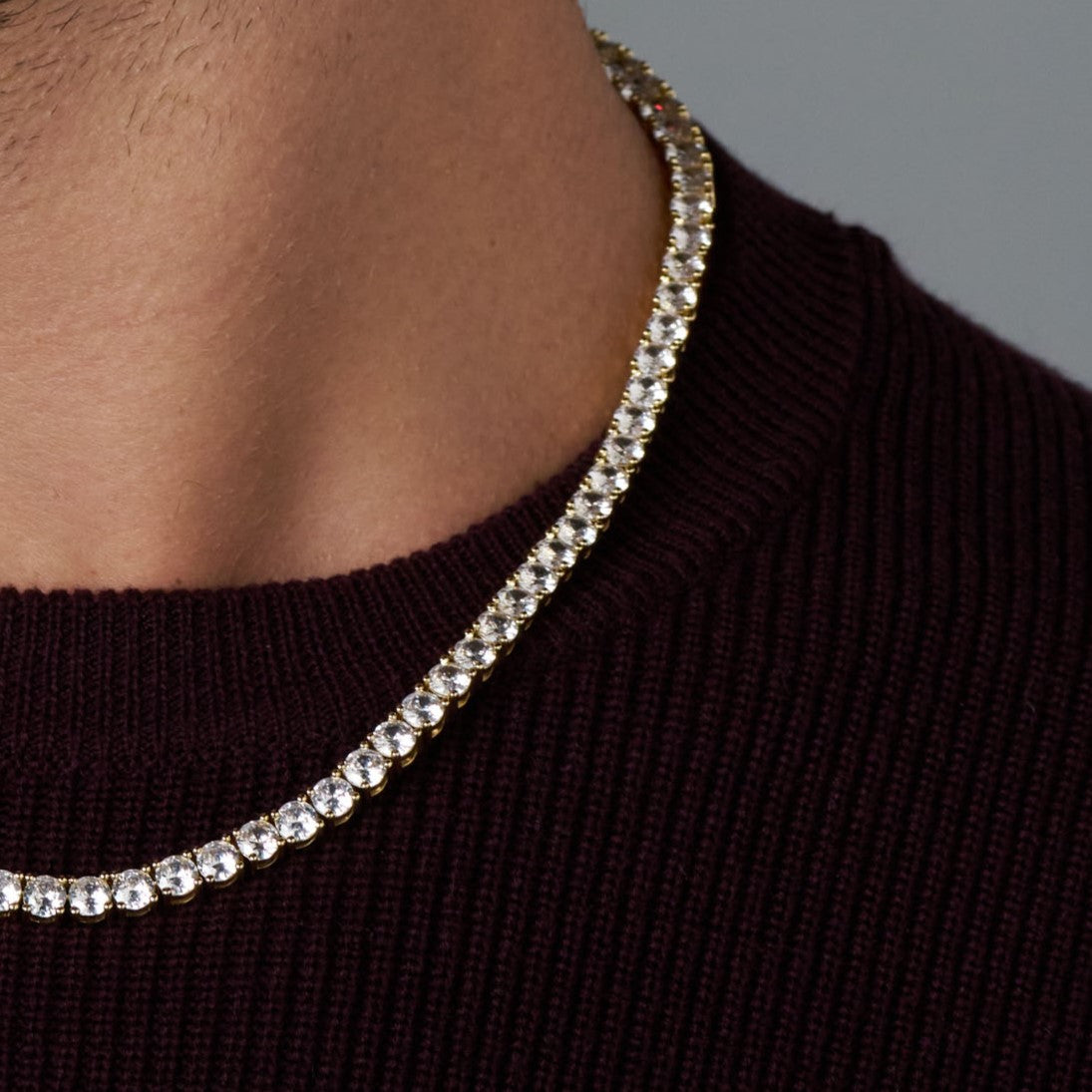 Tennis Chain (Gold) - 5mm