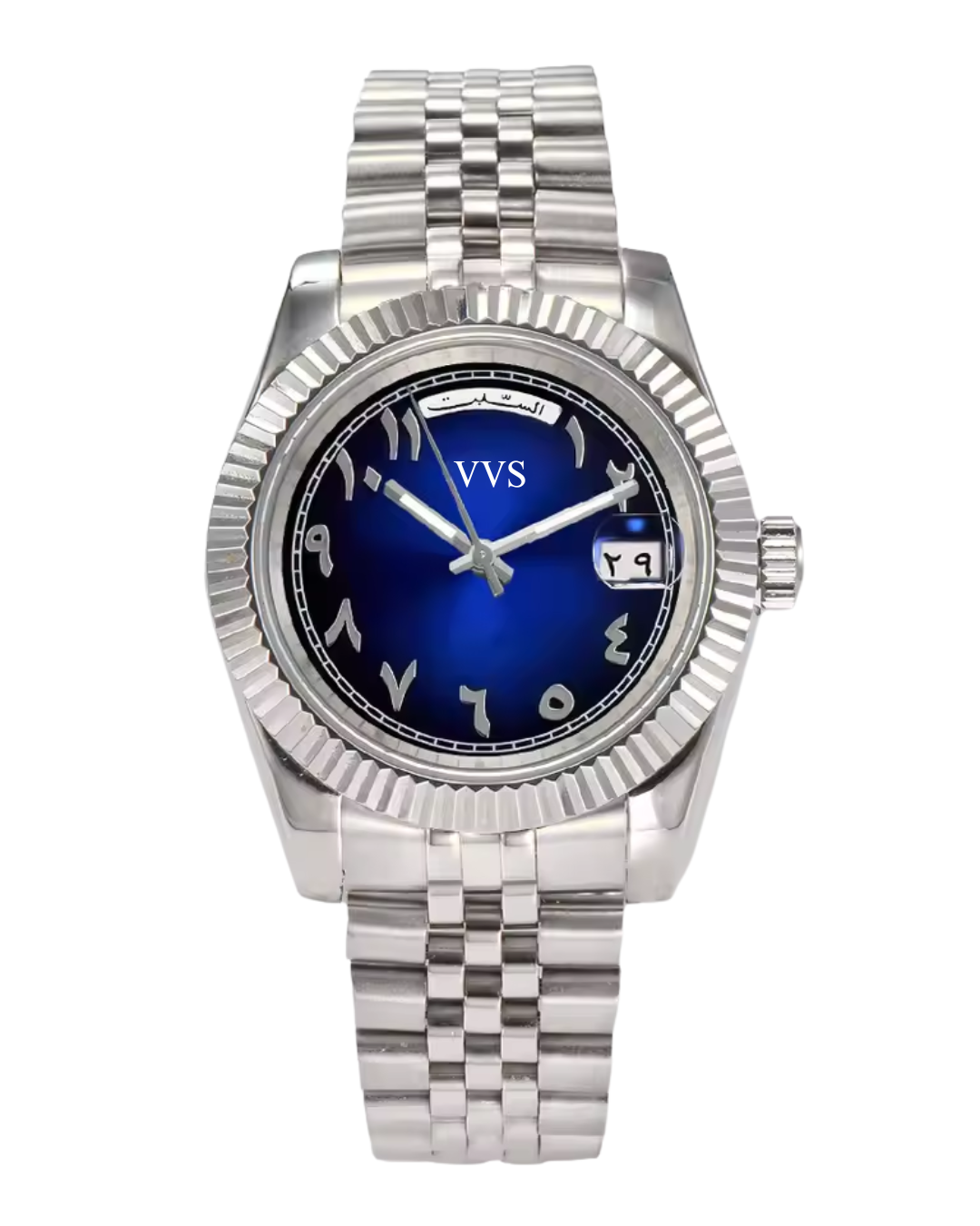 VVS Watches™ Arabic Datejust | Royal Blue