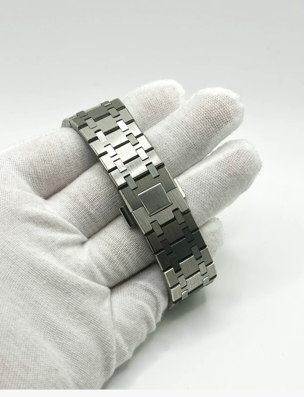 Seiko Mod Royal Oak Skeleton Black