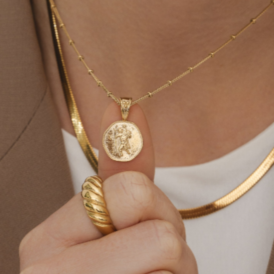 St. Christopher Necklace - Stay Safe Wherever You Go