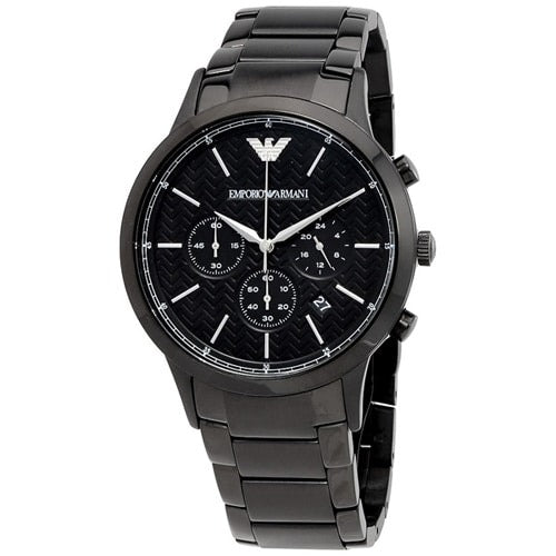 Emporio Armani AR2485 Black Stainless Steel Mens Watch