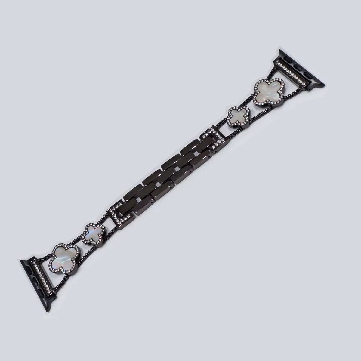 Bracelet Apple Watch trèfle glacé