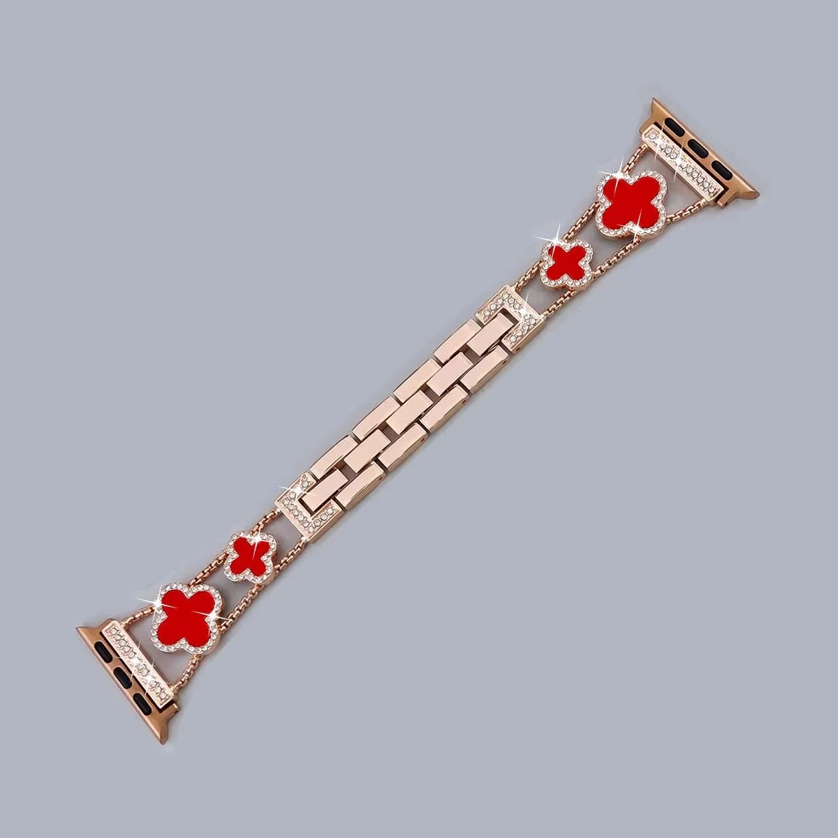 Bracelet Apple Watch trèfle glacé