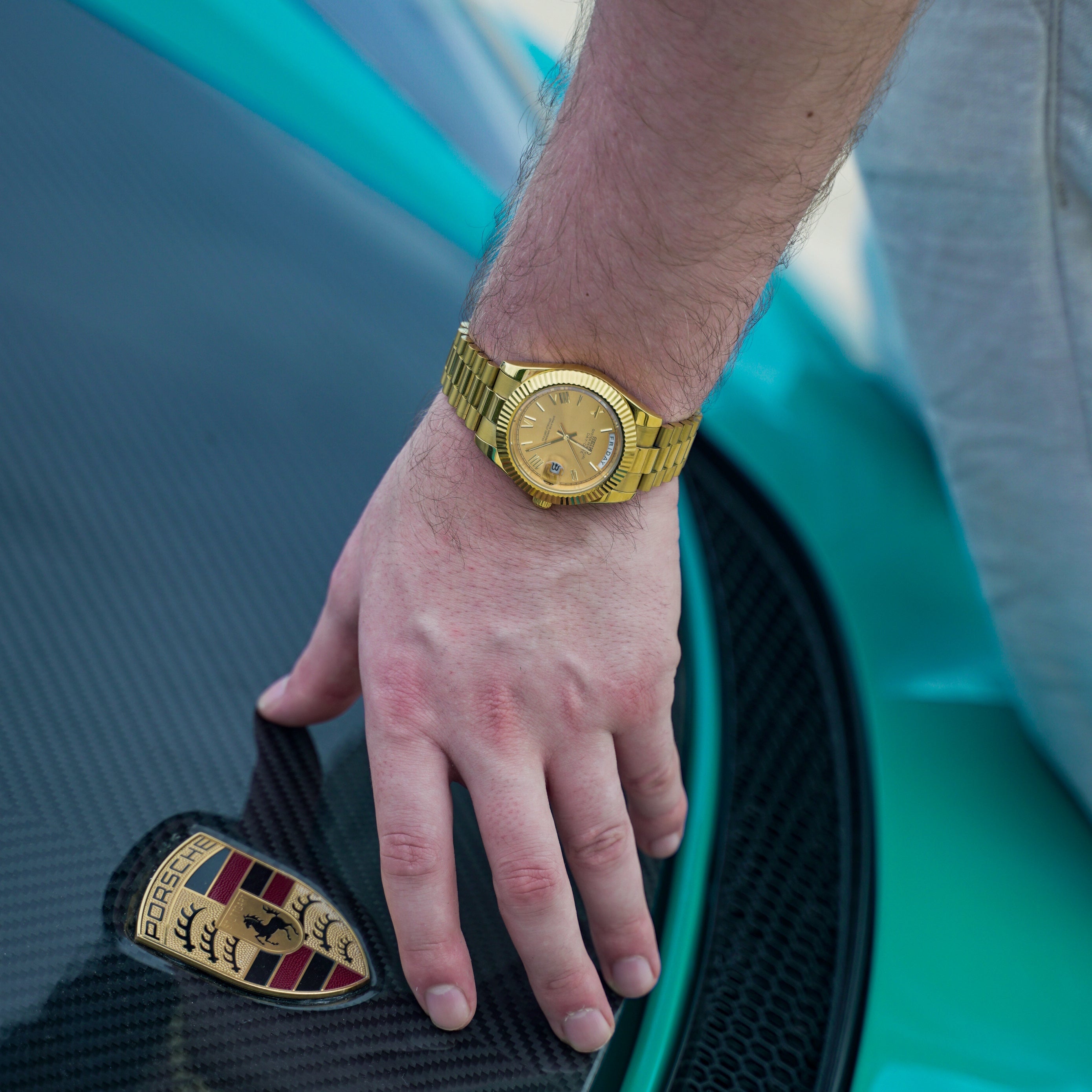 Seiko Mod Day-Date | Gold Champagne