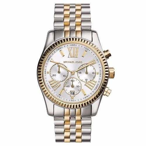 Michael Kors MK5955 Men's Lexington Chronograph Two Tone Watch