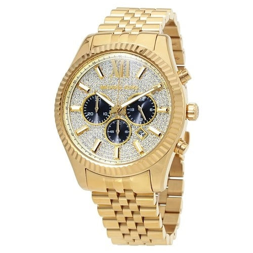 Michael Kors MK8494 Lexington Gold Tone Mens Watch