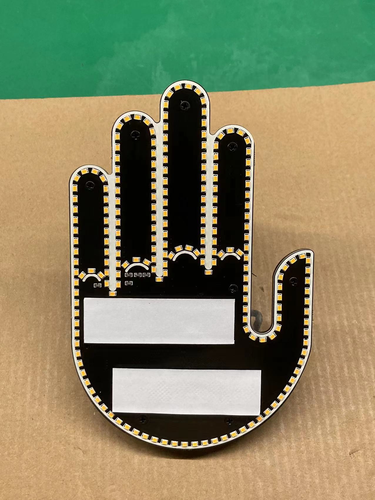 GloGesture LED Car Hand Sign