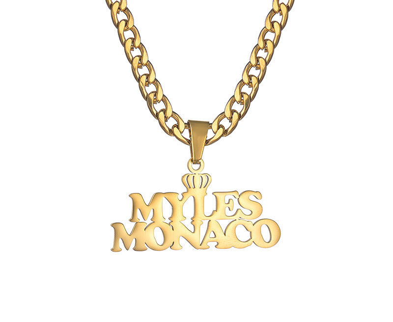 18K Gold Custom Name Cuban Necklace - Personalized Jewelry