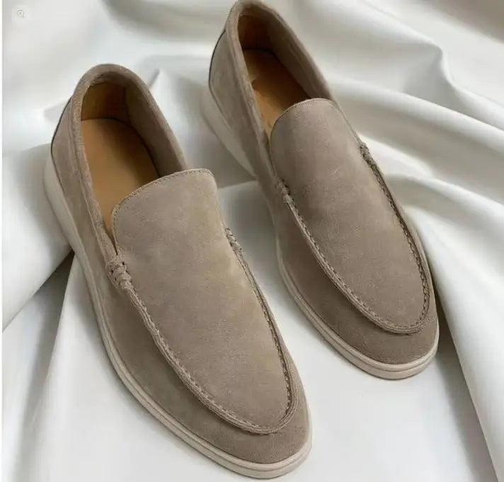 FROSTÉ Suede Slip-on Gray Loafers