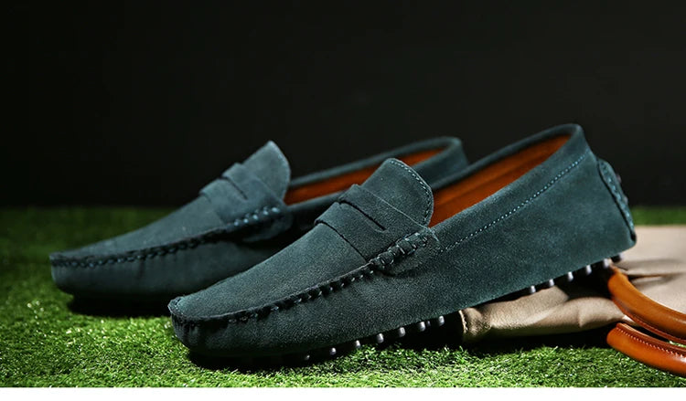 Mason Genuine Leather Casual Driving Loafers