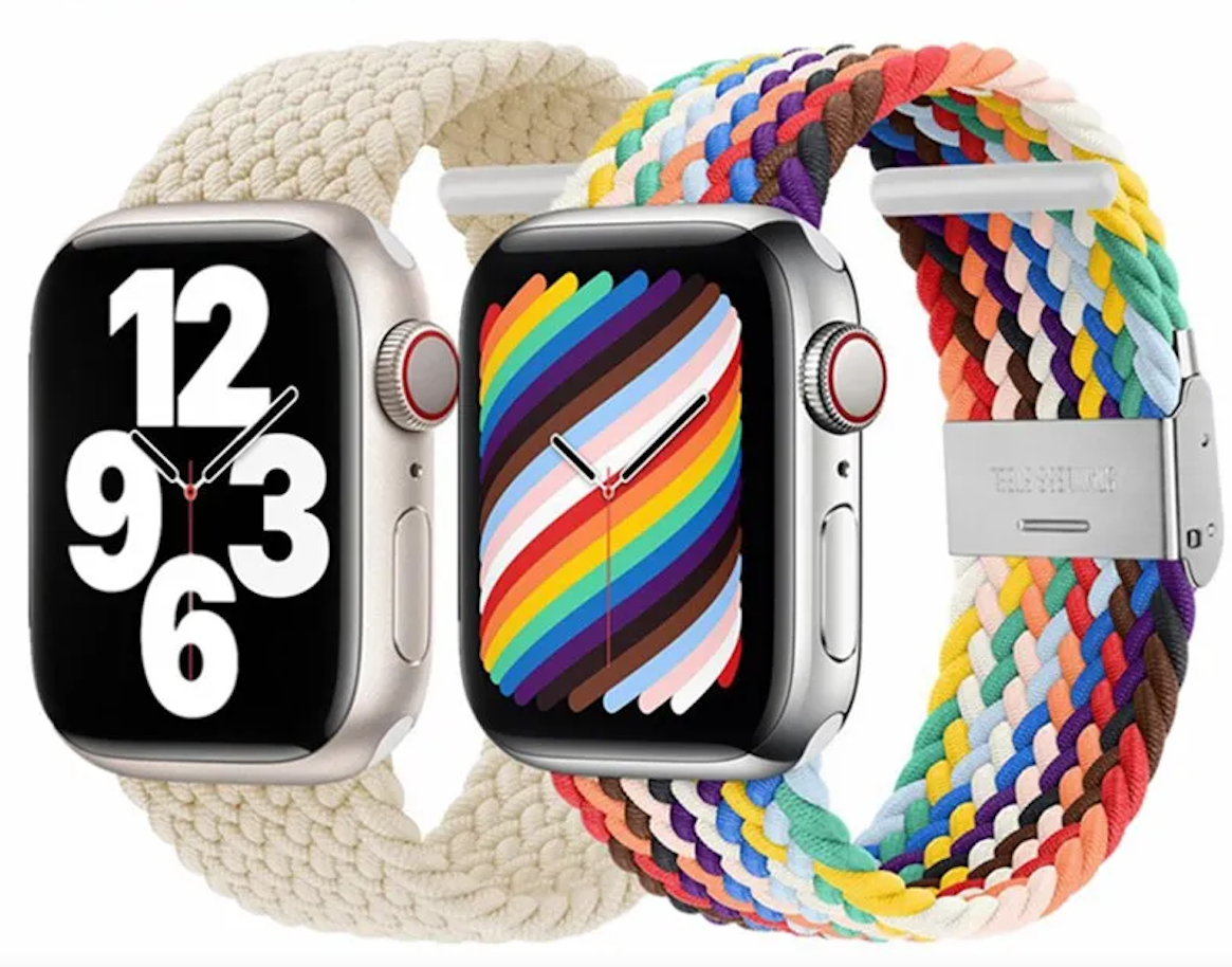 2 für 1 geflochtenes Loop-Armband für die Apple Watch - BOGO