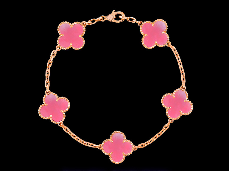 Clover Motif Alhambra Bracelet - 18k Gold & .925 Sterling Silver