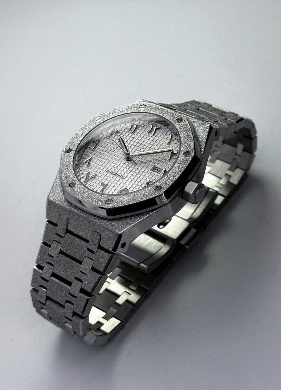 Seiko Mod Frosted Royal Oak | Silver