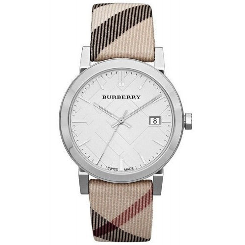 Burberry BU9022 White Dial Womens Watch