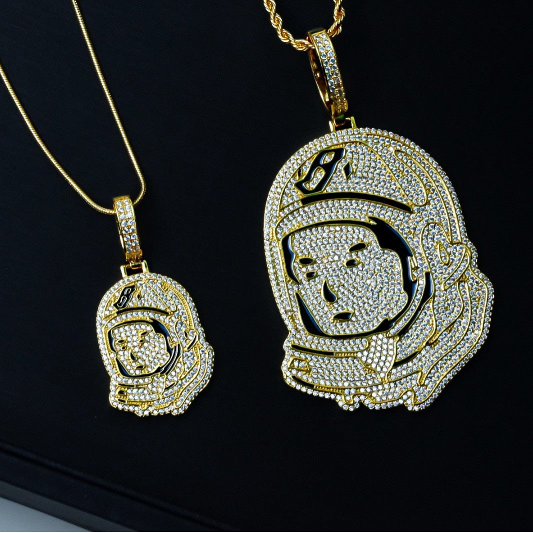 BBC Billionaire Boys Club Astronaut Pendant Necklace
