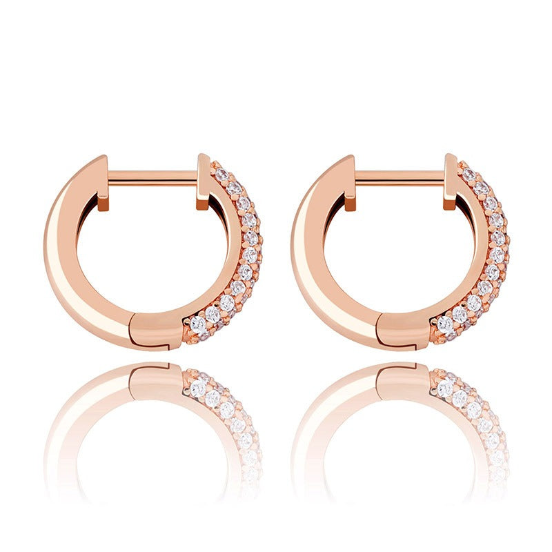 VVS Jewelry S925 Silver Hoop Earrings