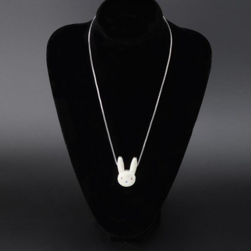 Bad Bunny Pendant Necklace Rapper Chain