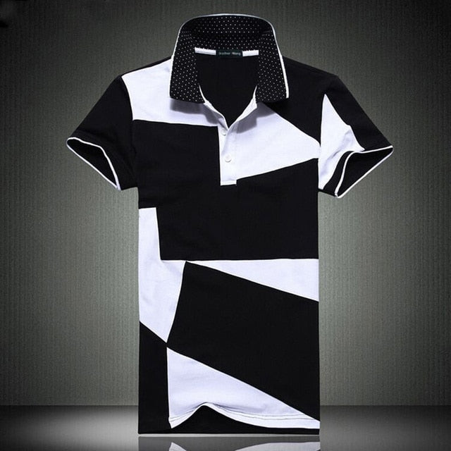 Lässiges Poloshirt mit Stitch-Print