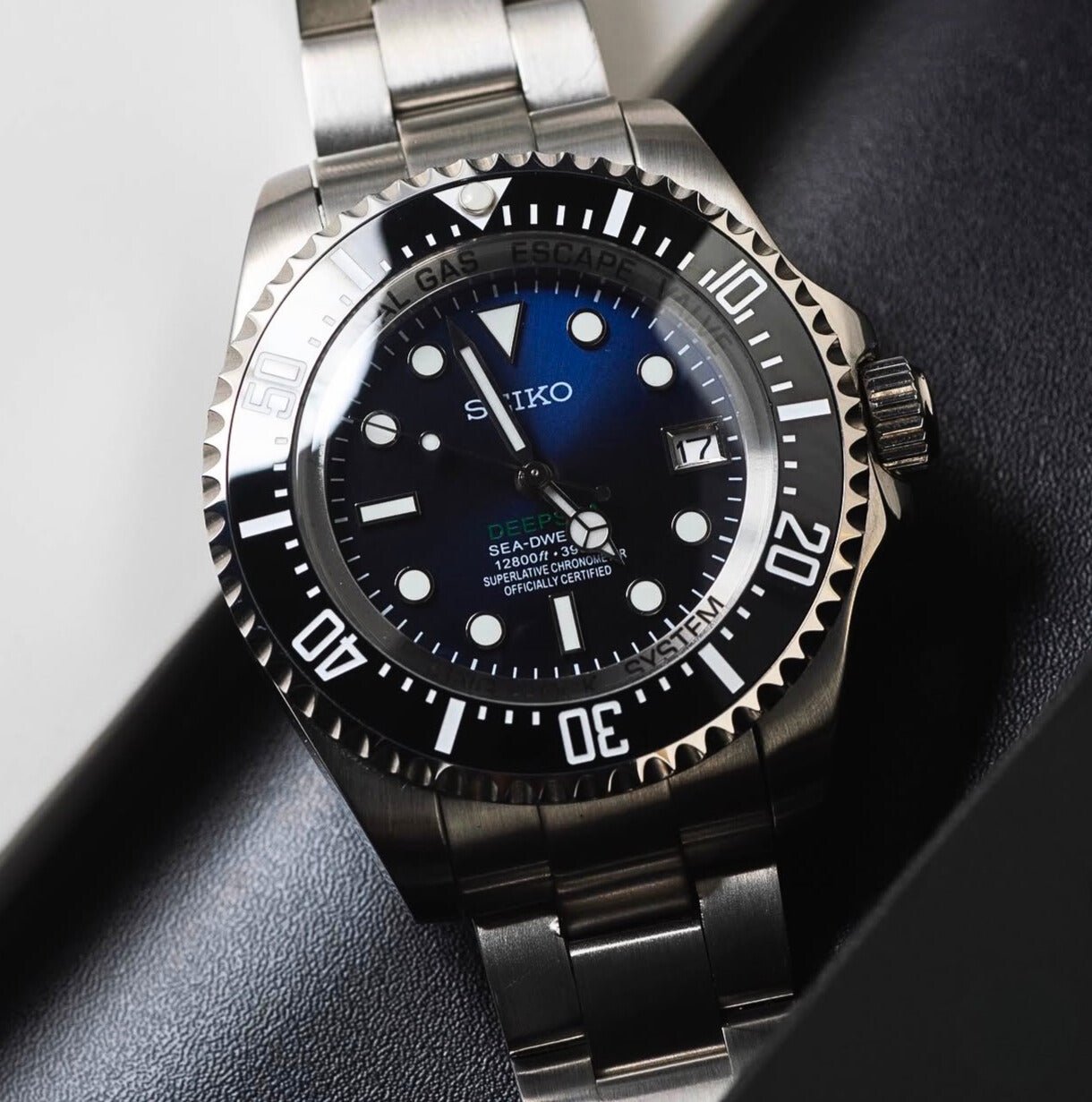 Seiko Mod Deep Sea Blue