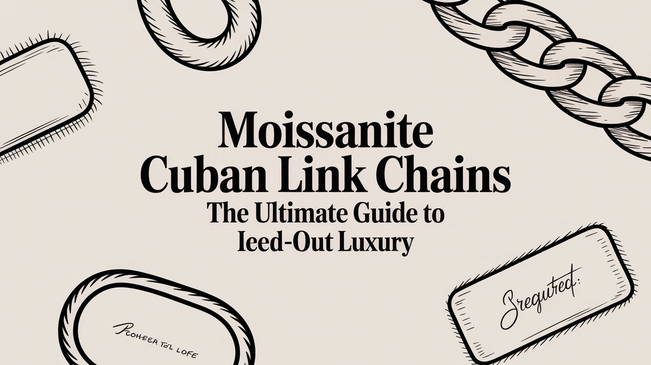 Moissanite Cuban Link Chains The Ultimate Guide to Iced-Out Luxury