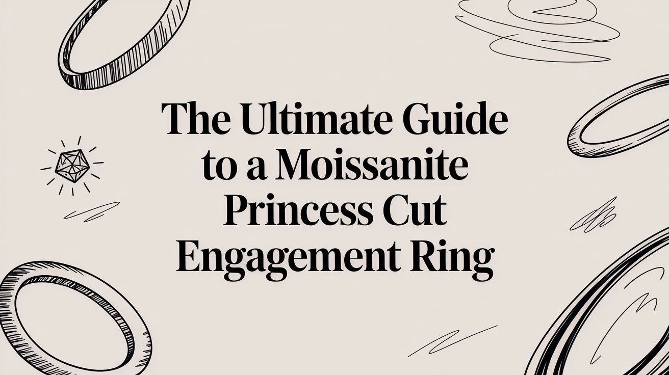 The Ultimate Guide to a Moissanite Princess Cut Engagement Ring