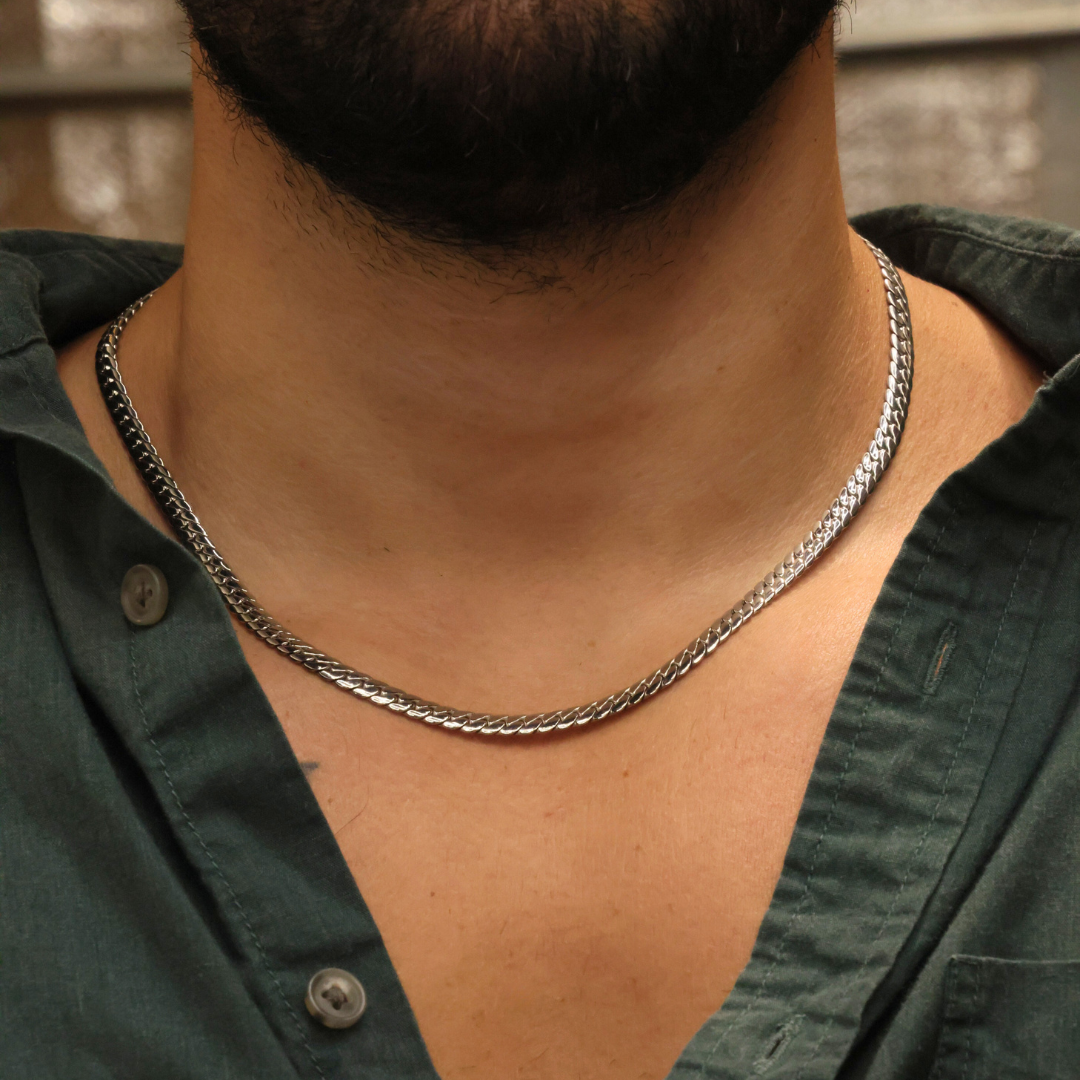 Miami Cuban Link Chain (Silver) - 5mm