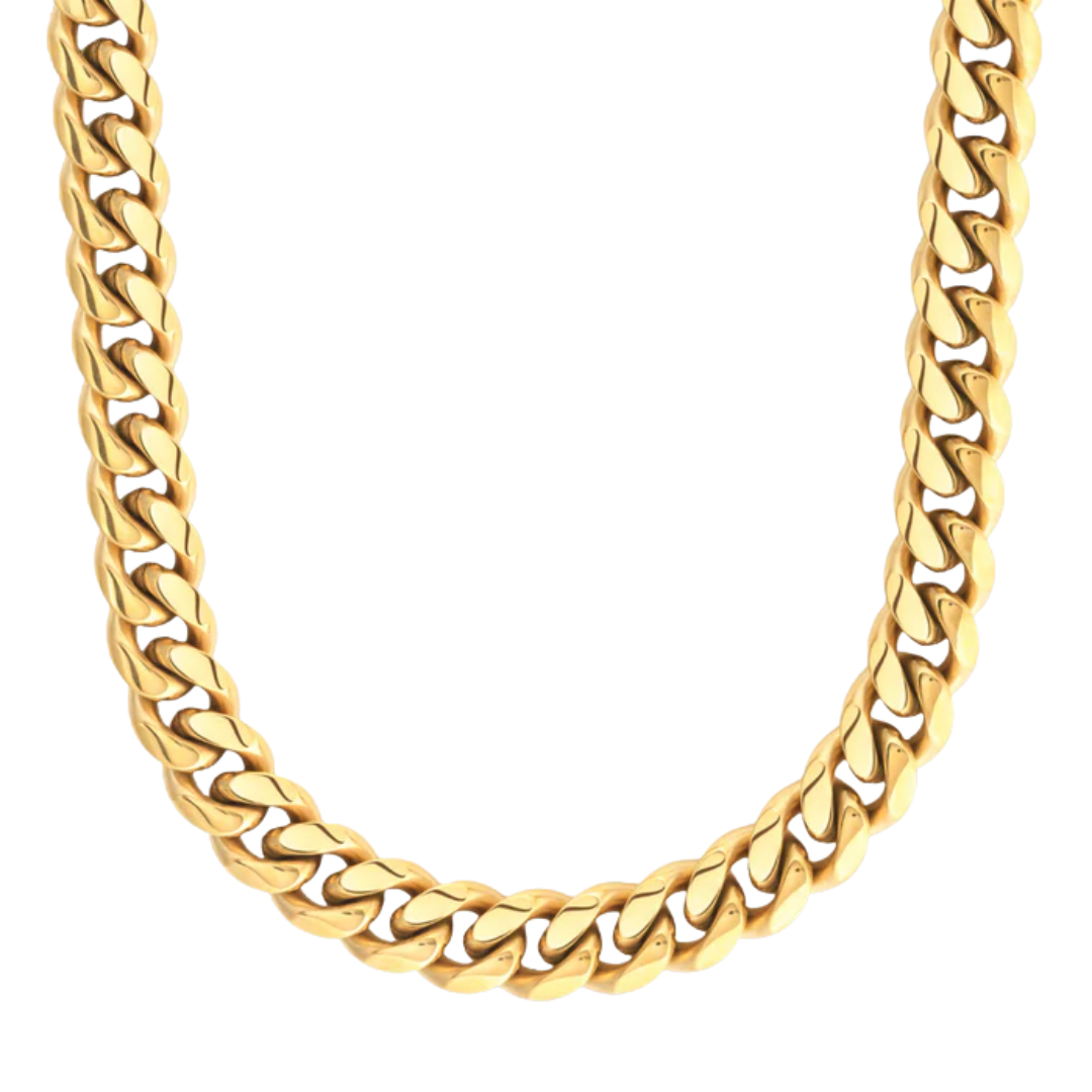 10mm Gold Cuban Link Chain