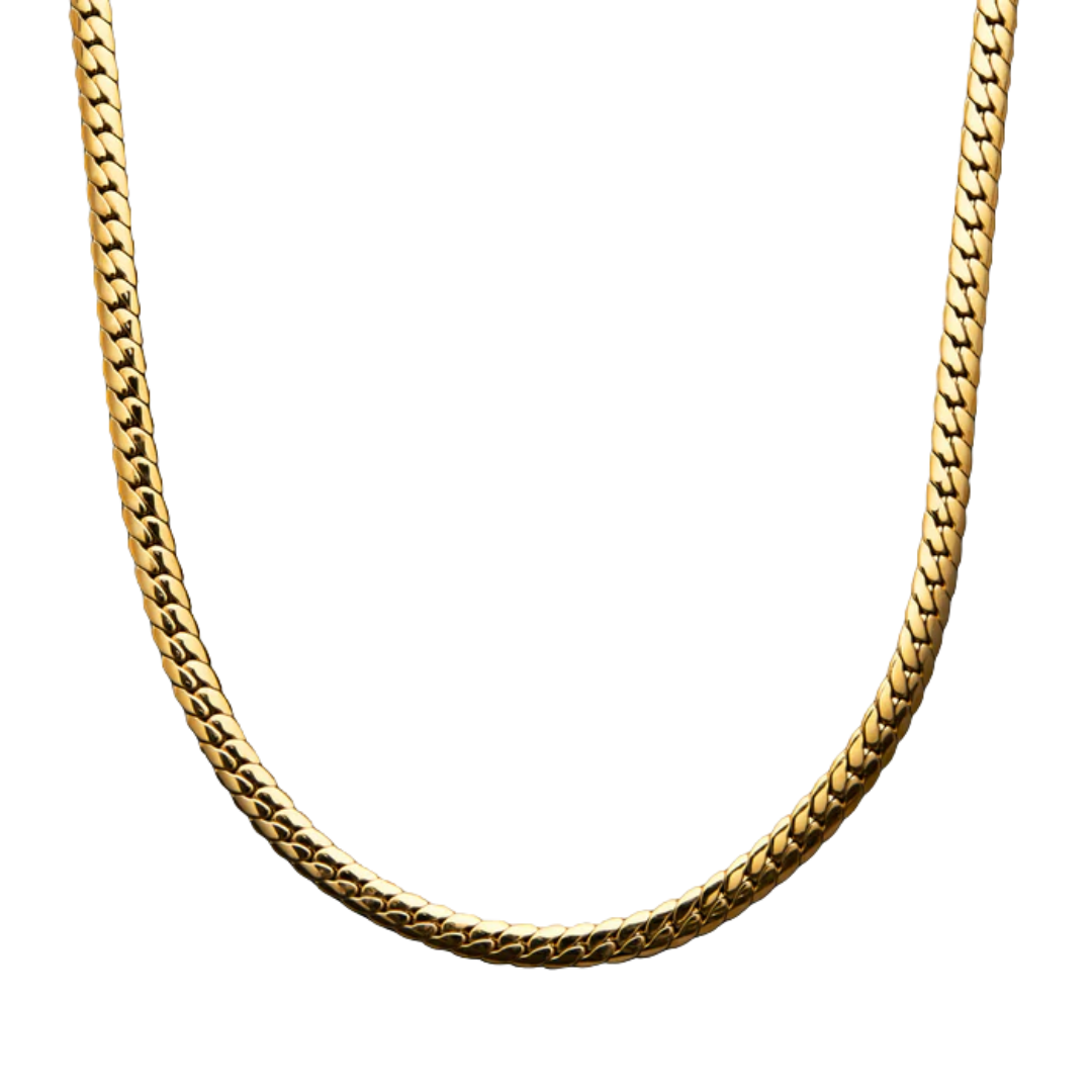 Miami Cuban Link Chain (Gold) - 5mm