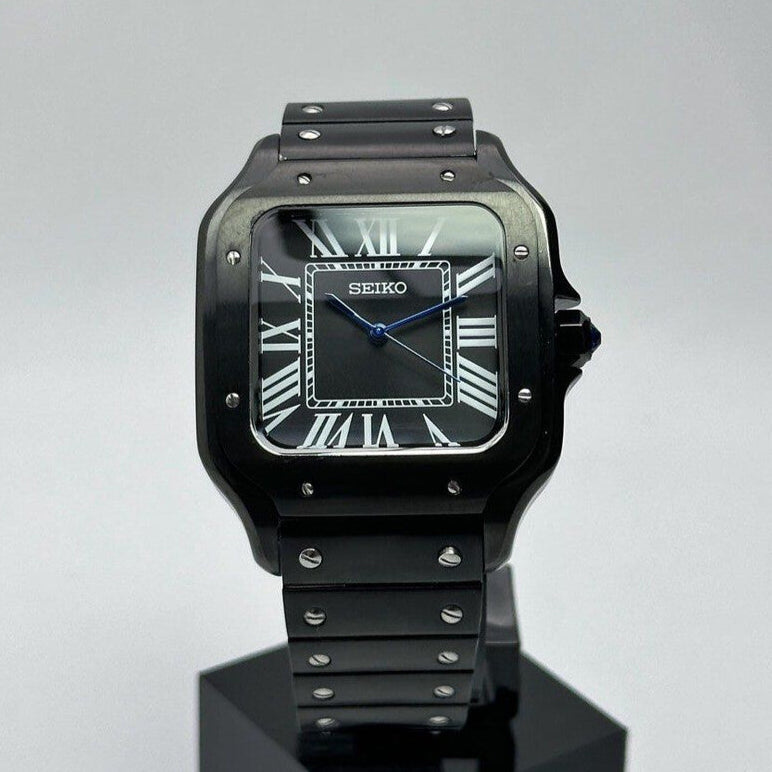 Seiko Mod Santos | Triple Black