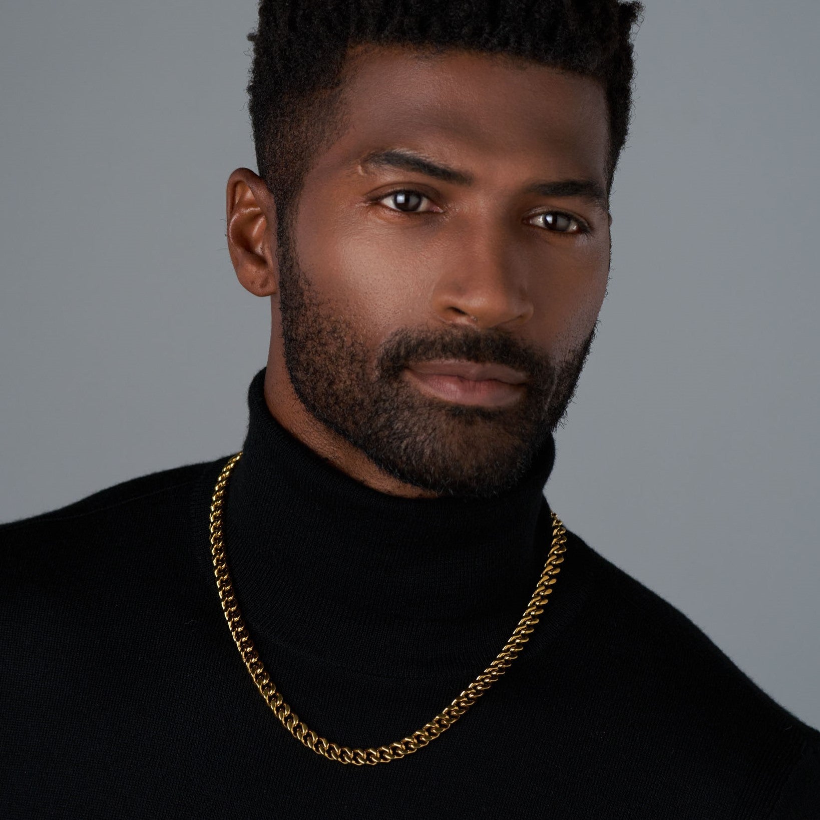 VVS 8mm Gold Cuban Link Chain