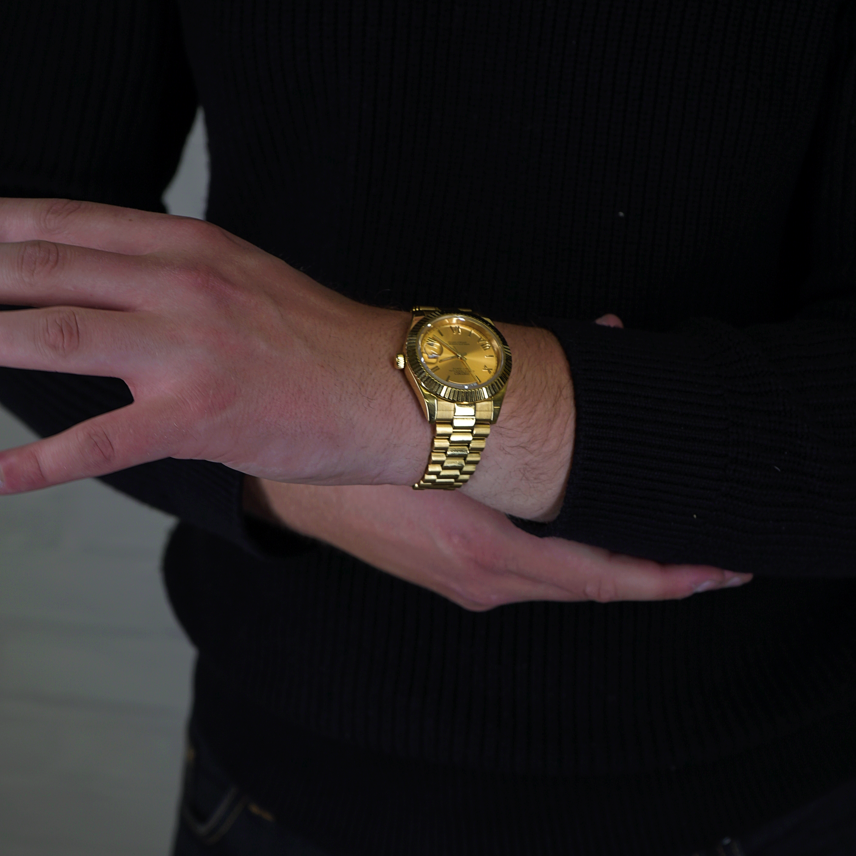 Seiko Mod Day-Date | Gold Champagne