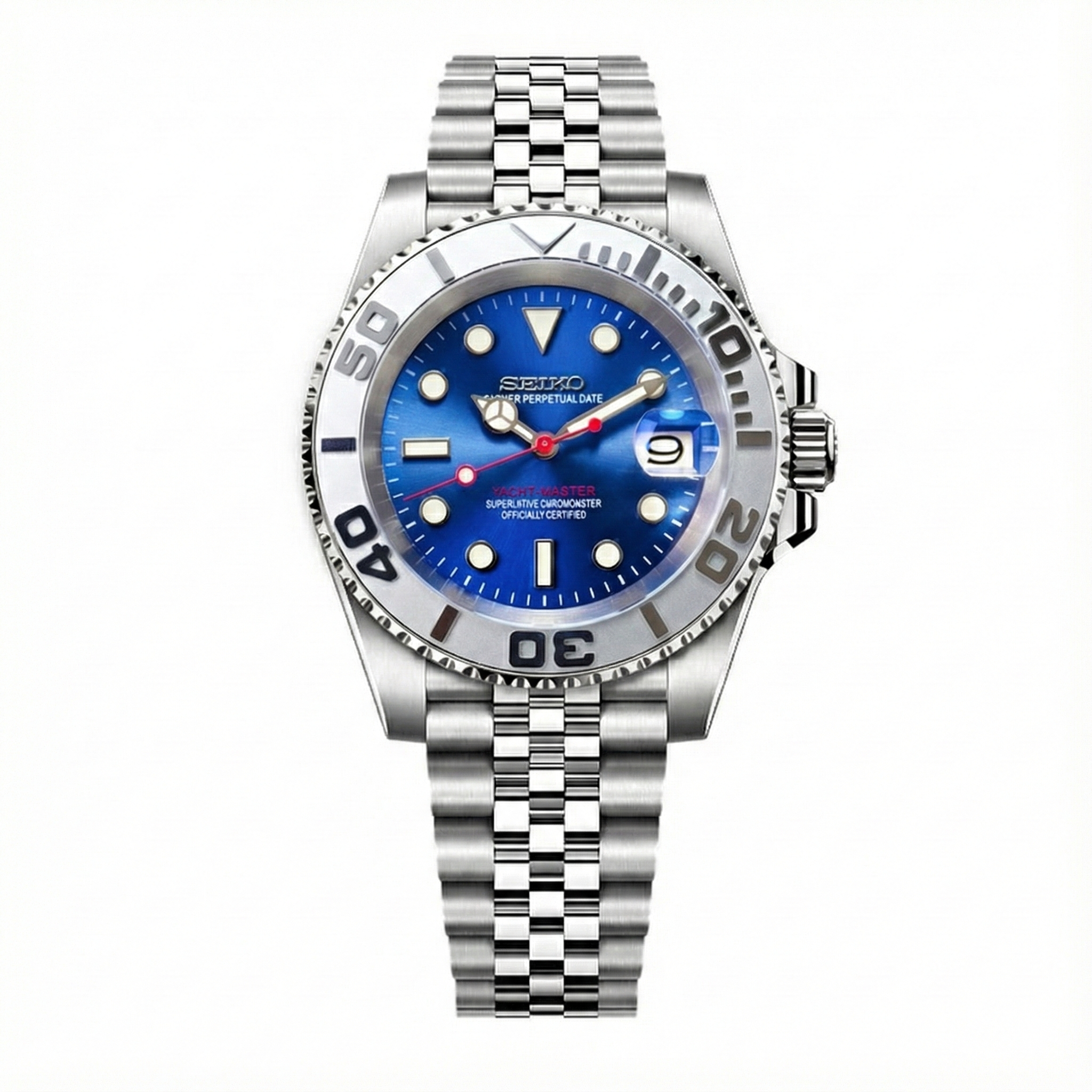 Seiko Mod Yacht-Master | Blue Dial