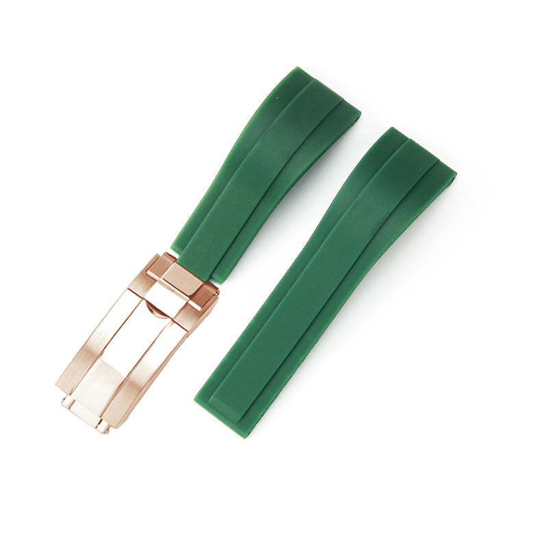 Silicone Rubber Strap for Rolex Submariner, Yacht-Master, Explorer & Daytona - 20mm / 21mm / 22mm