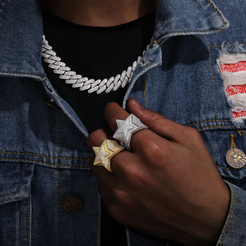 Starboy 925 Sterling Silver Moissanite Ring