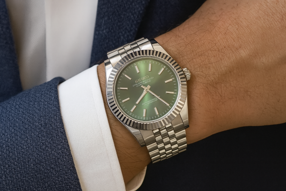 Seikjust | Silver Olive Green