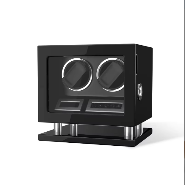 Premium Multi-Slot Watch Winder Safe (2/3/4/6) – Digital Fingerprint, Smart Remote Control