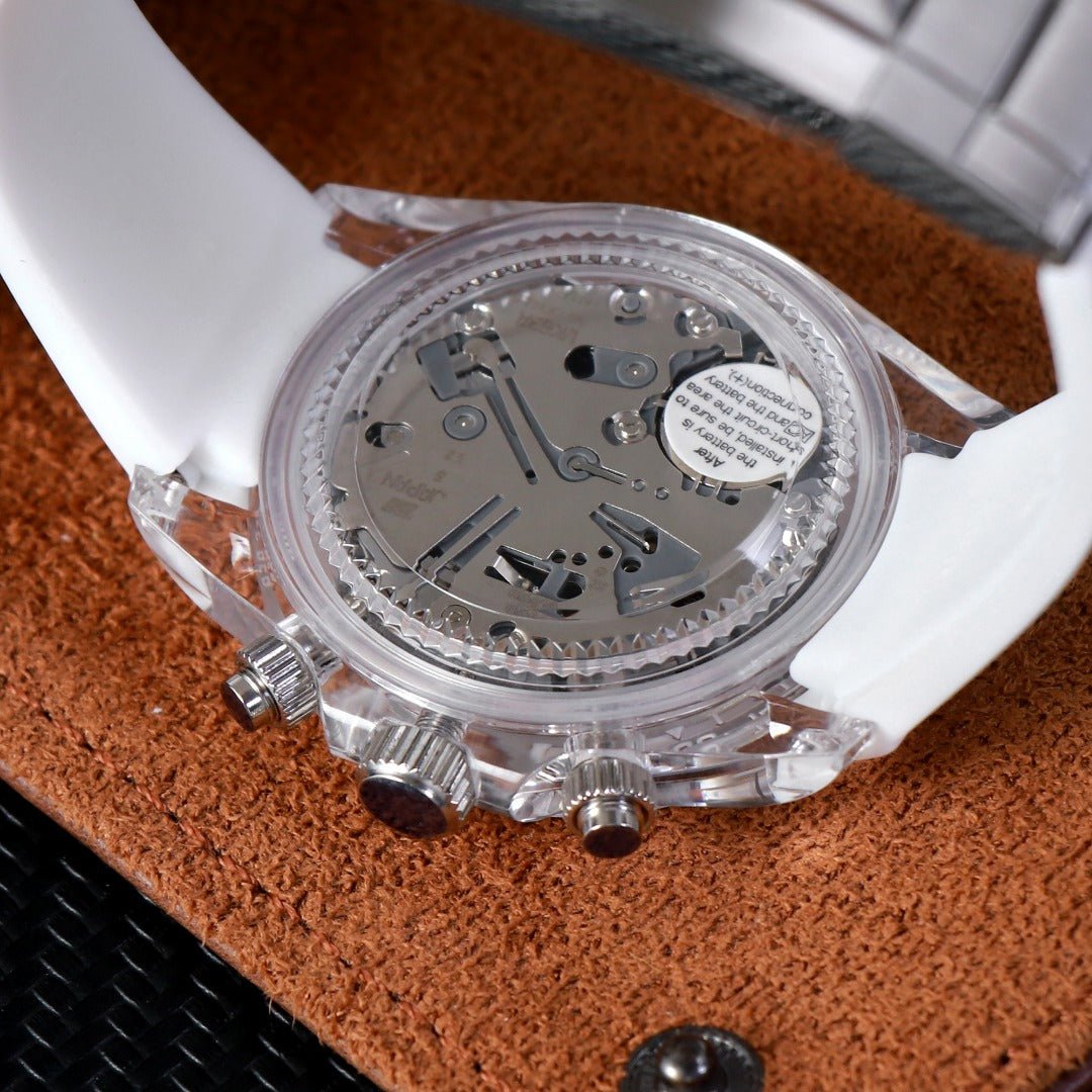 CUSTOM SEITONA CHRONOGRAPH MOD RED PANDA EDITION - Monomods