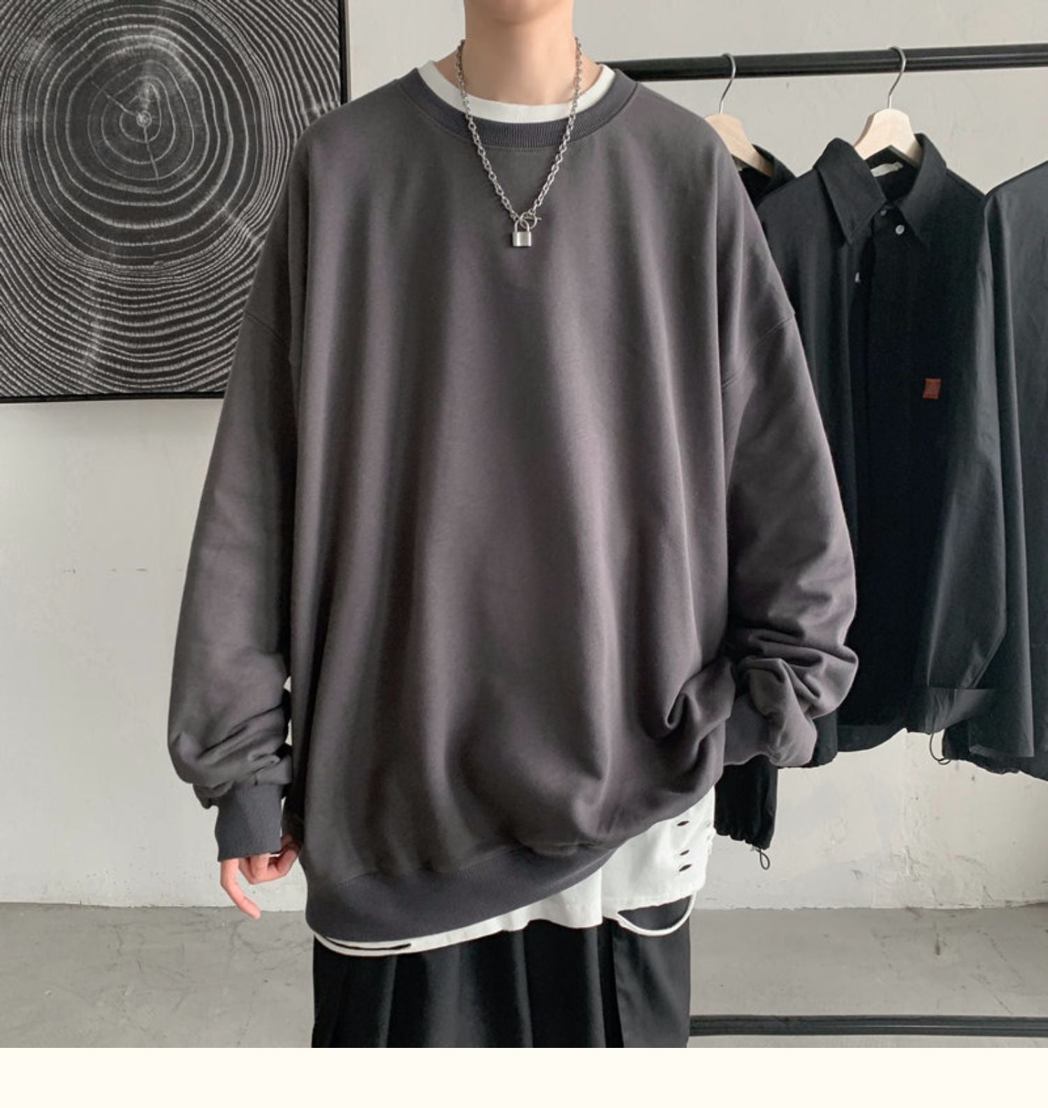 CrewCode Oversized Sweatshirt