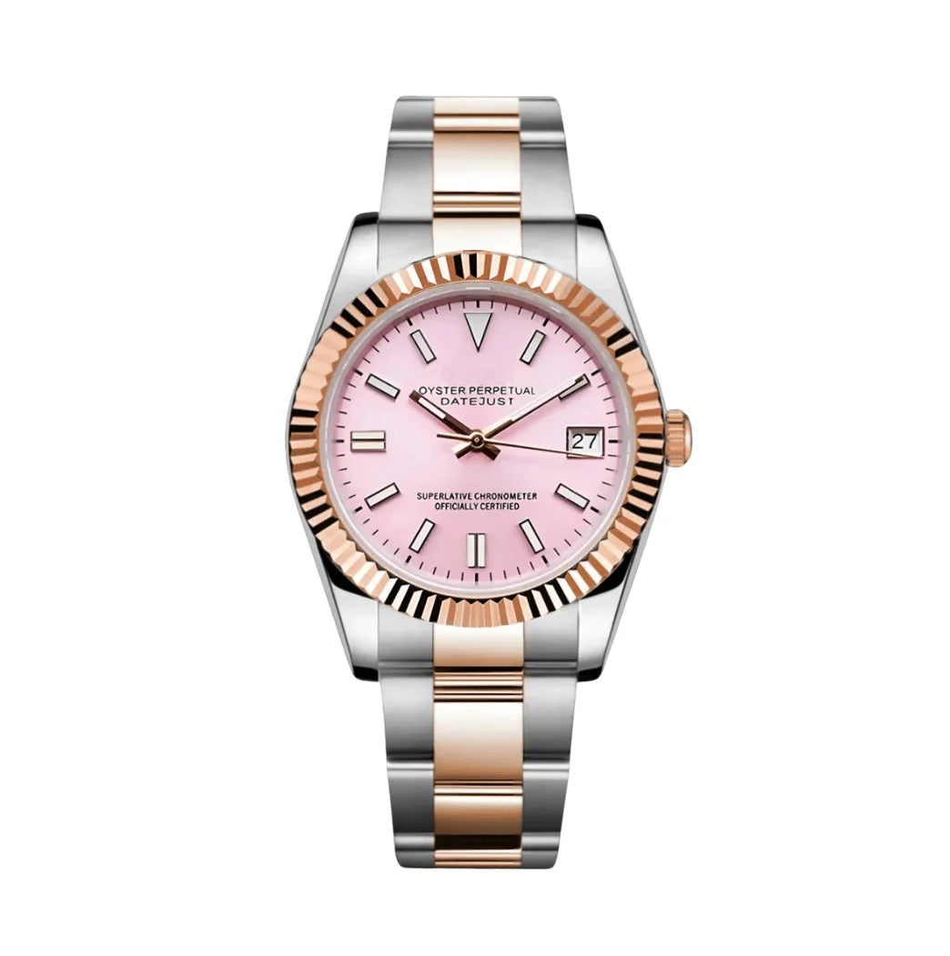 Seiko Mod Datejust – Baby Pink Two Tone