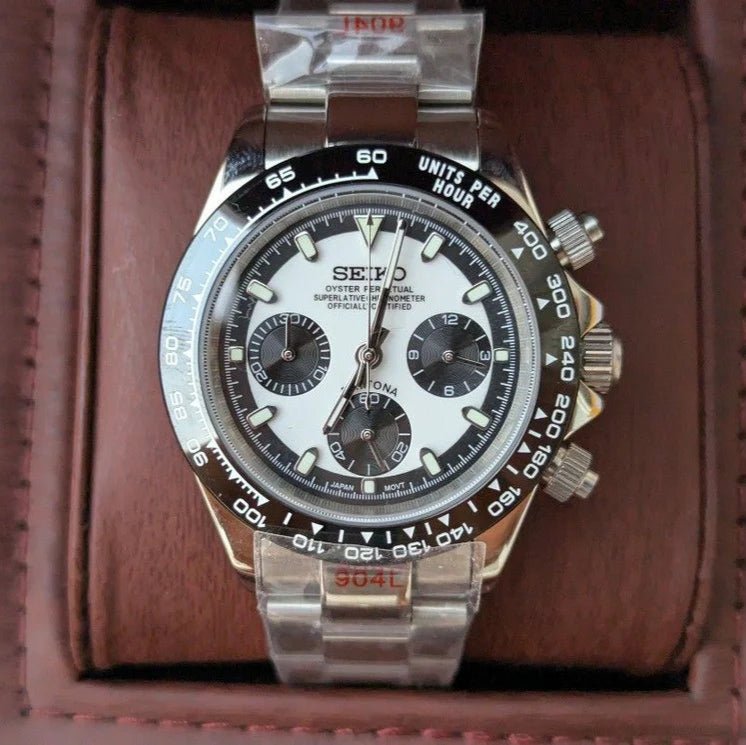 Watch Mod - SEITONA | BLACK WHITE | REVERSED GHOST